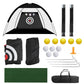 Indoor golf practice net strike net | in context home setting