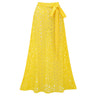 Gelbes langes Kleid