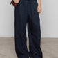 Linen Wide Leg Casual Pants