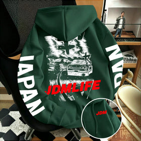 JDM Drift Racing Printed Hoodie