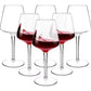 2/4/6PCS Set Unbreakable Plastic Wine Glass High Quality Goblet Transparent Tritan Plastic Wine Juice Drink Cup Party