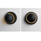 Crescent LED wall light styled with bedroom decor