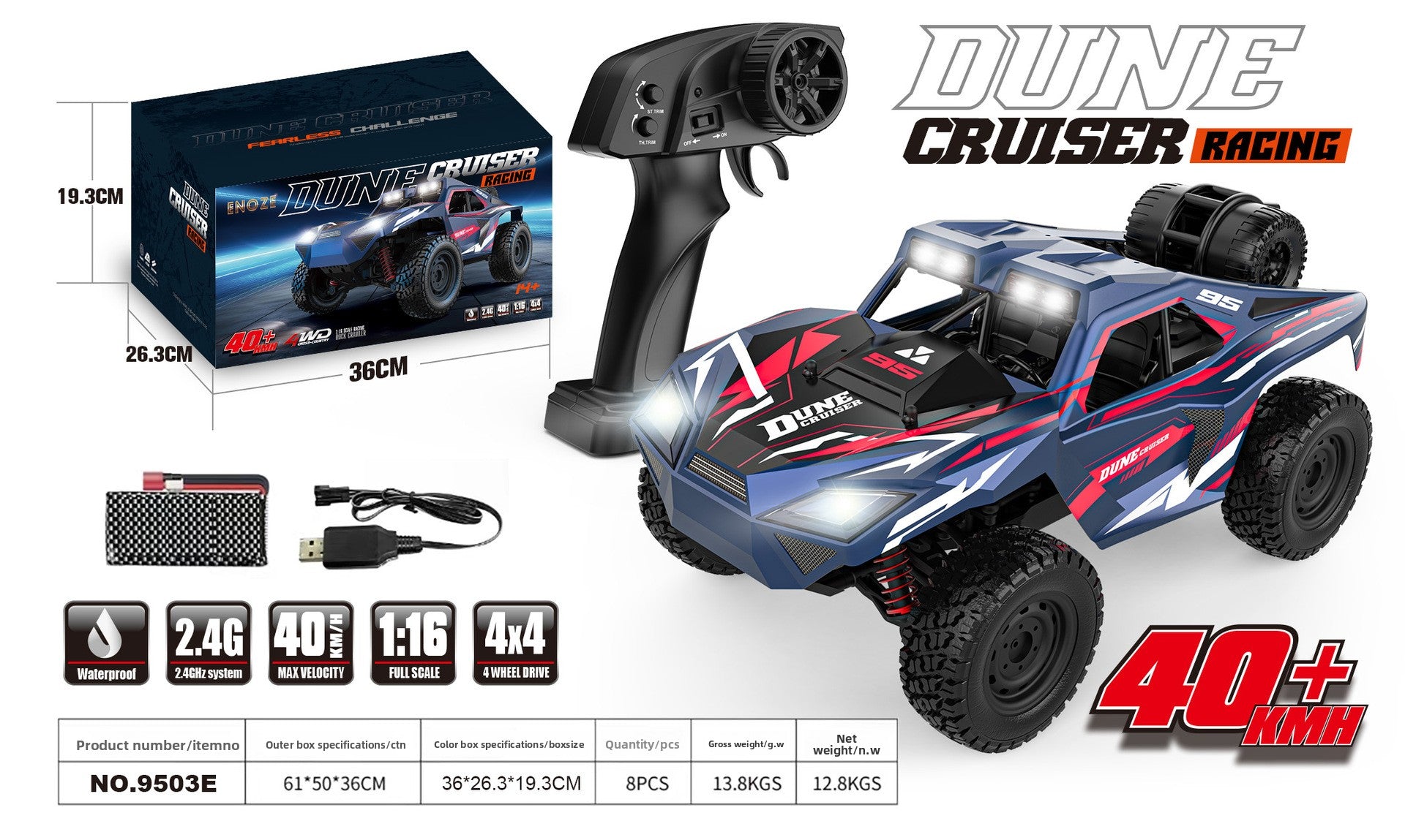 Waterproof Drift Car | alternate color view
