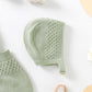Infant Sleeveless Romper with Detachable Hood