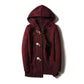 Loose-fitting, warm knit cardigan trench coat