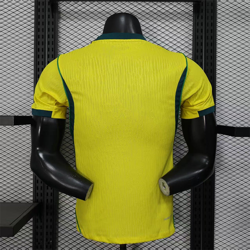 Brazil Football Team Jersey | close up material texture
