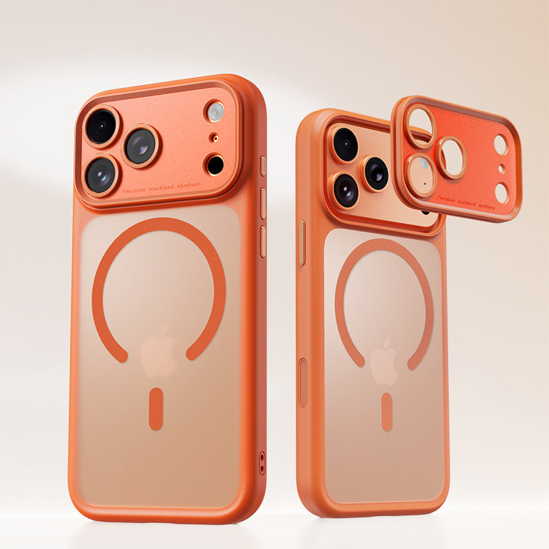Magnetic ring on the back of the phone case for wireless charging alignment