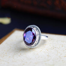 Purple Stone Statement Ring