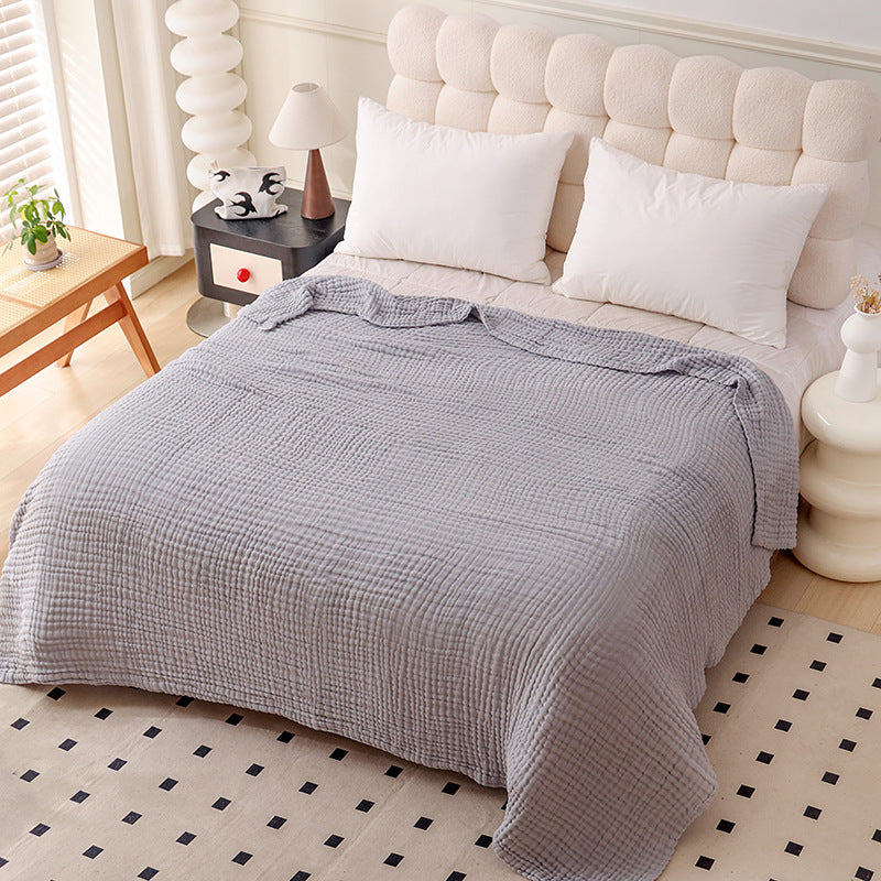 Breathable Cotton Gauze Bed Cover | outdoor setting application