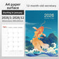 Lei Yue Hong Nian 2026 cover monthly planner notebook in A5