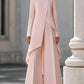 Womens High Neck Wide Leg Pants Set