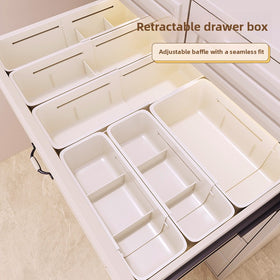 Retractable Drawer Organizer Storage Box