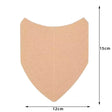 Elastic V-Shaped Skin Tone 12x15cm