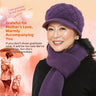 Purple hat  scarf