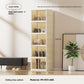 Shoe cabinet with double-row dust-proof function