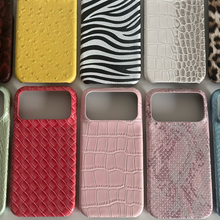 Snake Print Half-Cover Hard Case Compatible with iPhone