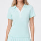 Womens Quick-Dry Breathable Lapel Polo Shirt
