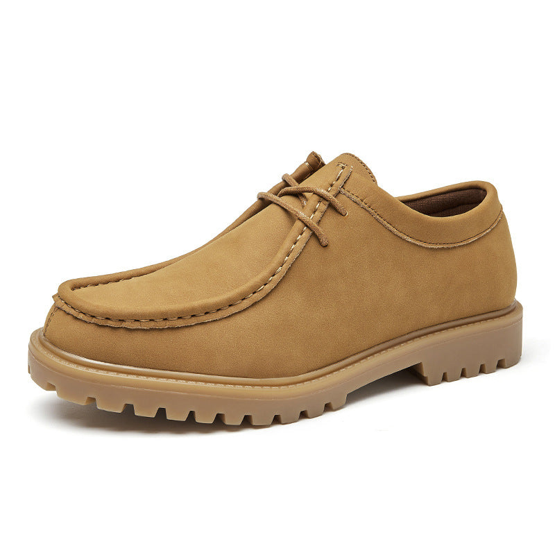 Men's Leather Derby Shoes | color and tone detail
