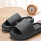 Side angle of the home slipper showing memory foam profile