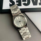 Ultra-Thin Square Quartz Watch | scale reference with hand