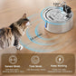 Diagram of sensor, timed, and continuous flow modes with a cat and a 59 inch range