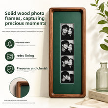 Solid Wood Mortise and Tenon Photo Frame for Instant Pictures
