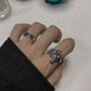 Simple and versatile textured irregular-shaped ring
