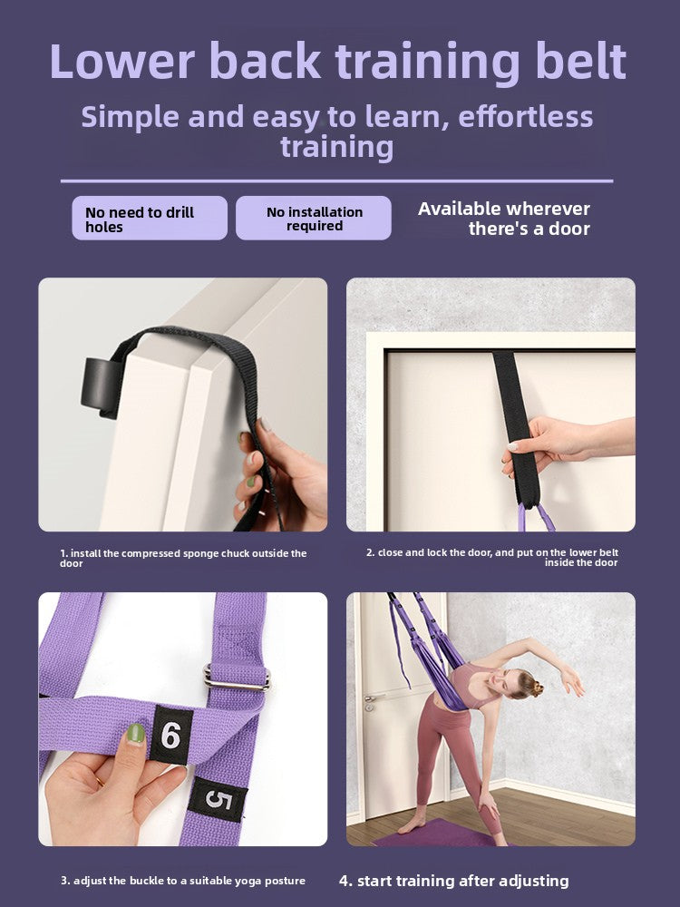 Aerial Yoga Suspension Rope | side angle