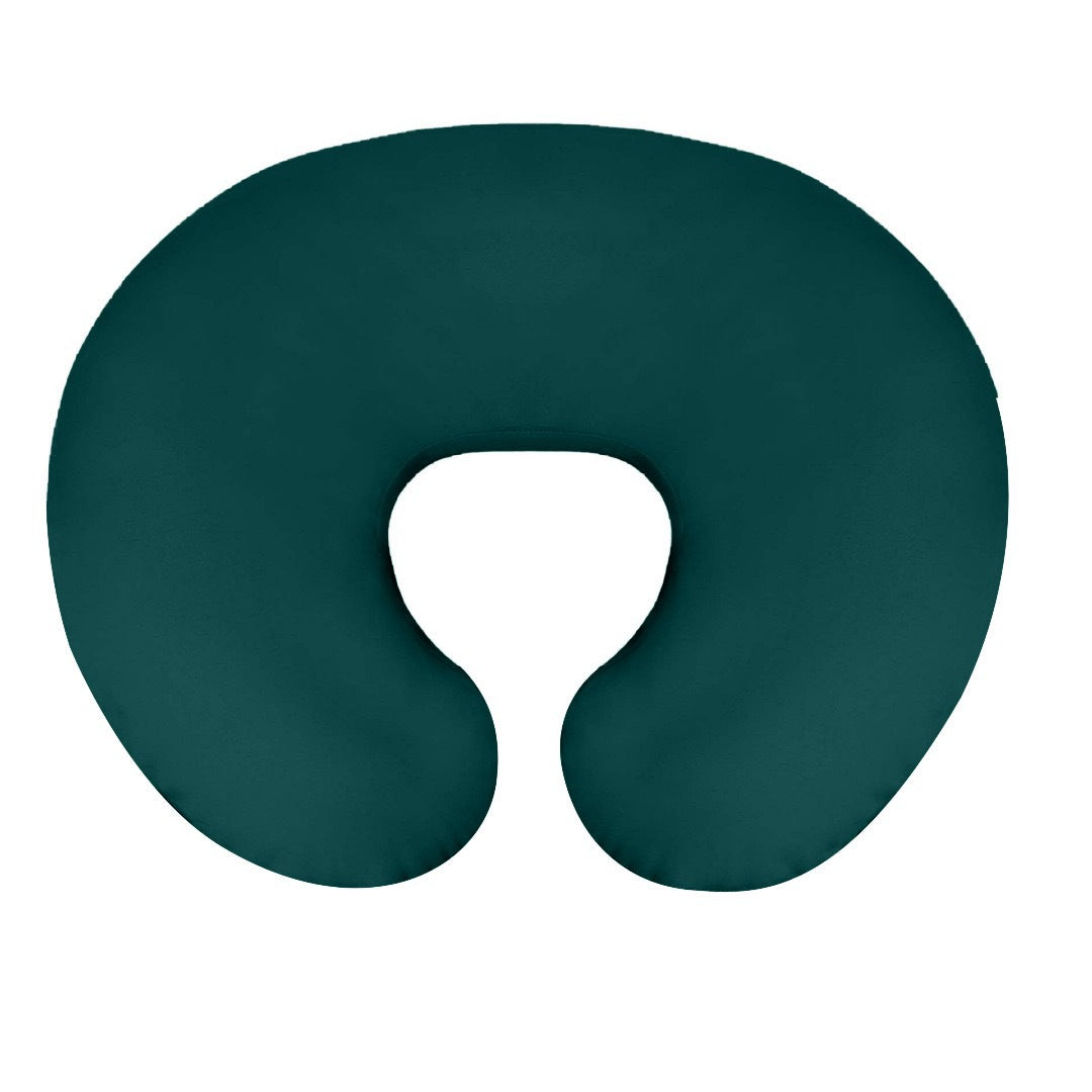 Dark teal solid U-shaped pillowcase, option Dark Teal Pillowcase