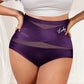 Full coverage seamless brief with a high rise sitting above the navel