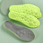 Kids insole placed inside a child's trainer ready to wear