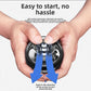 Gyroscopic wrist strength ball held in the hand