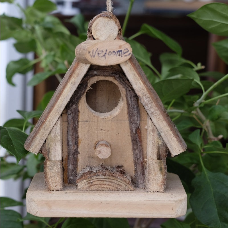 Back panel slid off to show interior nest space