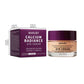 Purple BARUBT eye cream box and jar with dimension lines marking 4.75 cm width and 4.10 cm height