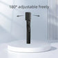 Electric BBQ grill brush standing upright showing its adjustable tilting head