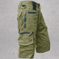 Mens Cropped Cotton Casual Pants