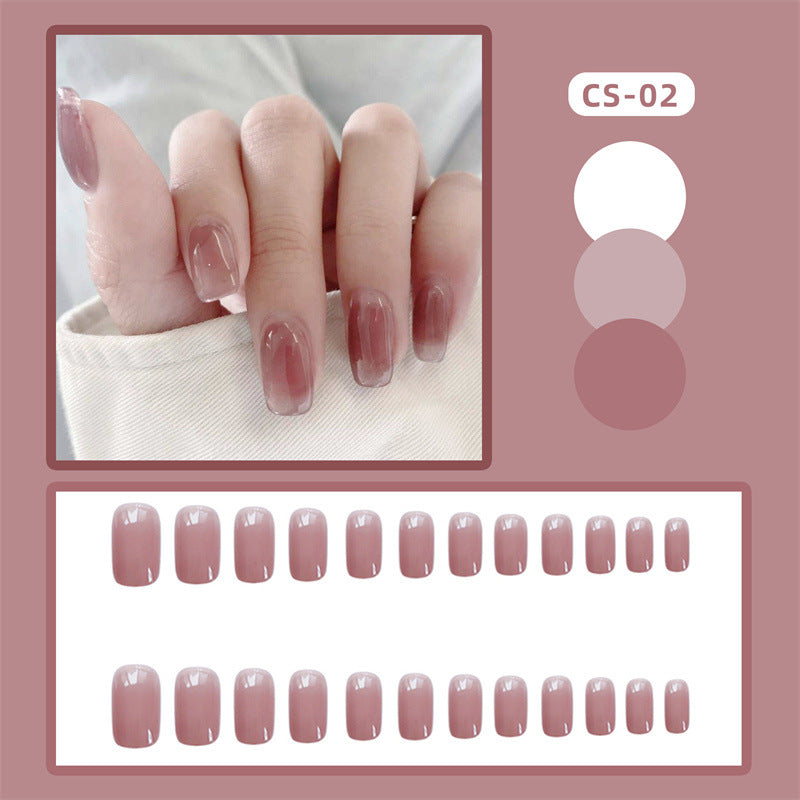CS01-40 Wearing Nail Art Finished Nail Pieces Long Frosted Nail Pieces | pairing with everyday items
