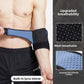 Dotted breathable mesh panel of the elbow wrap shown in close detail