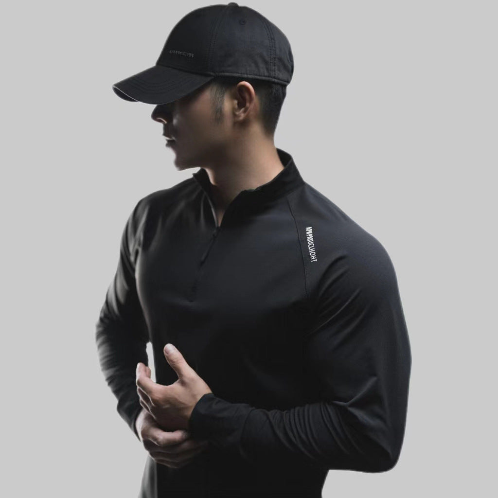 Men's Quick-Dry Half-Zip Long | modern interior context