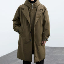 Mens Hooded Trench Coat