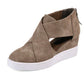 Zipper Wedge Women's Shoes
