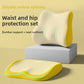 Close up of the seat cushion surface texture and molded finish
