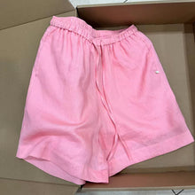 Summer Women Linen High Waist Loose Shorts