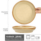 Retro Stoneware Shallow Plate