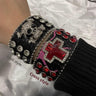 Bracelet-1 piece-red cross