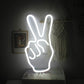 LED neon wall light sign, design shape detail