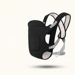 Adjustable baby carrier styled in a modern interior setting scene