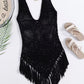 Bohemian Crochet Beach Cover-Up Top