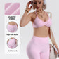 Women's High-Waisted Yoga Sports Bra and Shorts