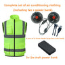 Green AC Vest 5V Fan 5V2W PowerBank / 2XL | US 44 / EU 54